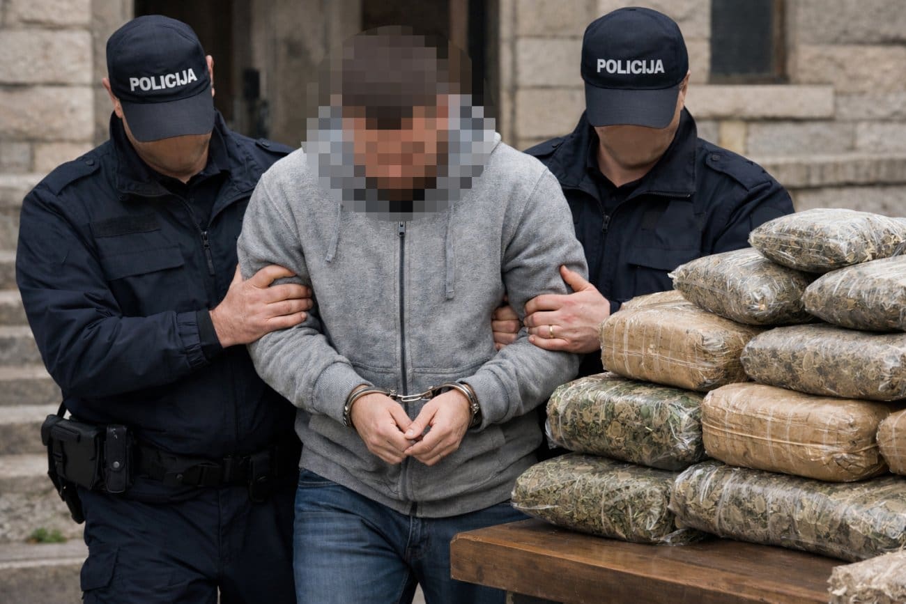 Split: Devet godina robije dileru! Gliserima iz Crne Gore krijumčario 250 kilograma marihuane!