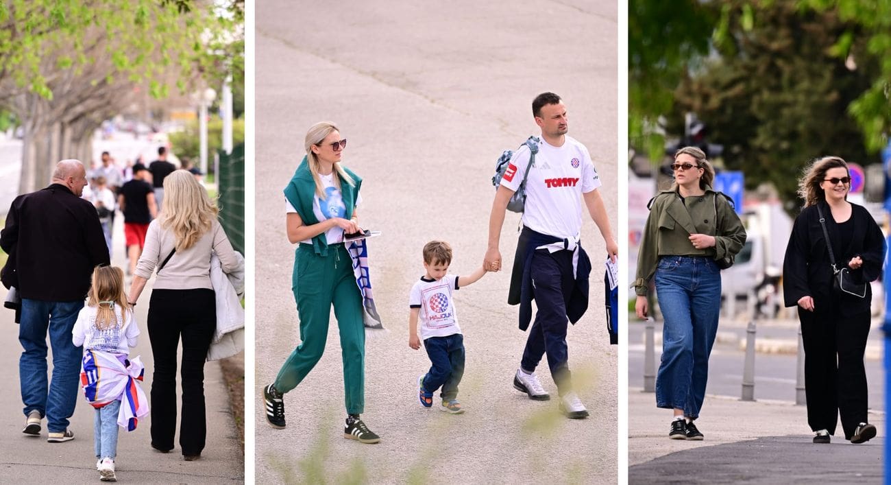 Svi putevi vode na Poljud. Rijeka ljudi već se slijeva prema stadionu