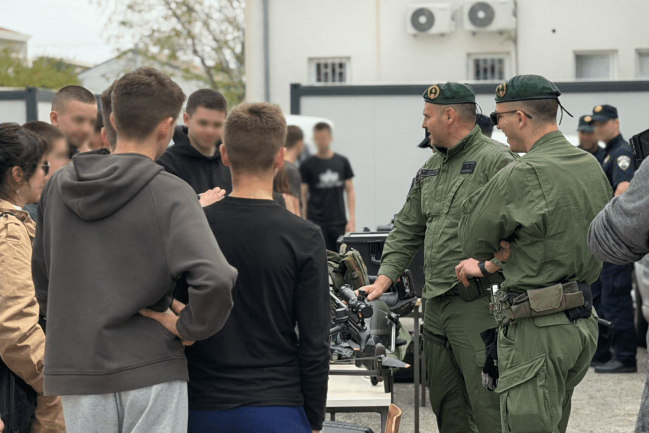 Hrabrost, ponos, čast u Trogiru: Dan otvorenih vrata približio policijski poziv učenicima i građanima