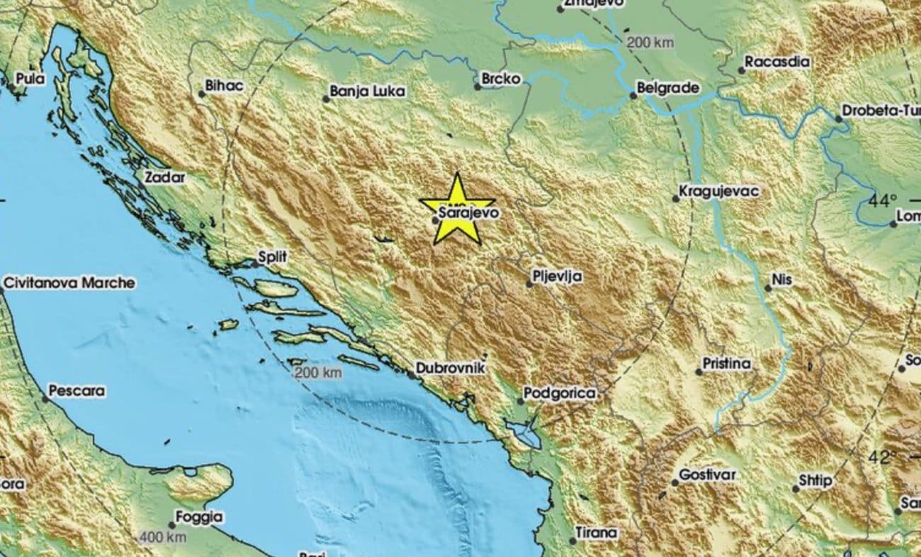 Potres zatresao Sarajevo