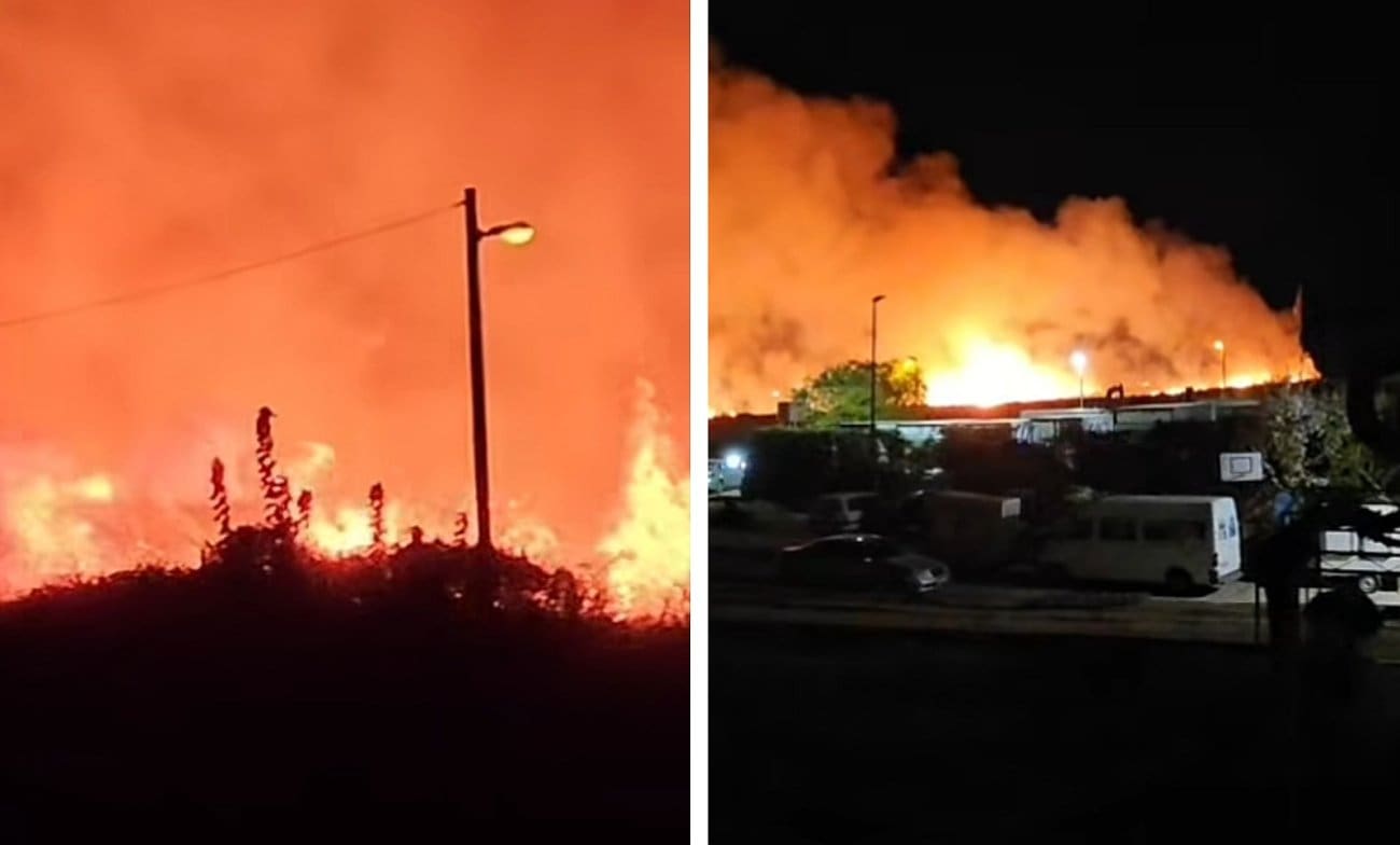 Nimalo ugodni prizori vatrene stihije na jugu, srećom požar u Grudama je brzo ugašen