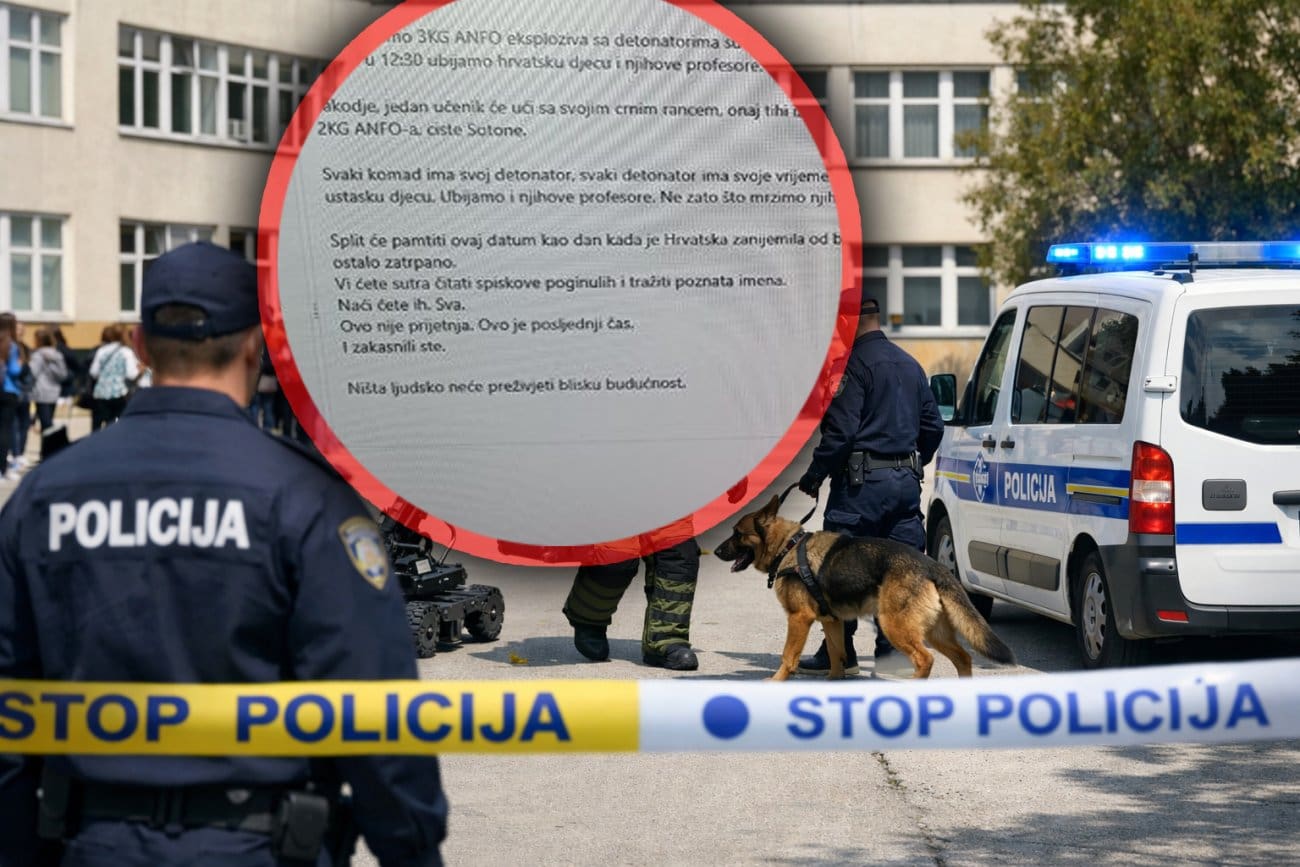 Oglasila se splitska policija: "Provedeni su adekvatni postupci u prostorijama 50 obrazovnih ustanova..."