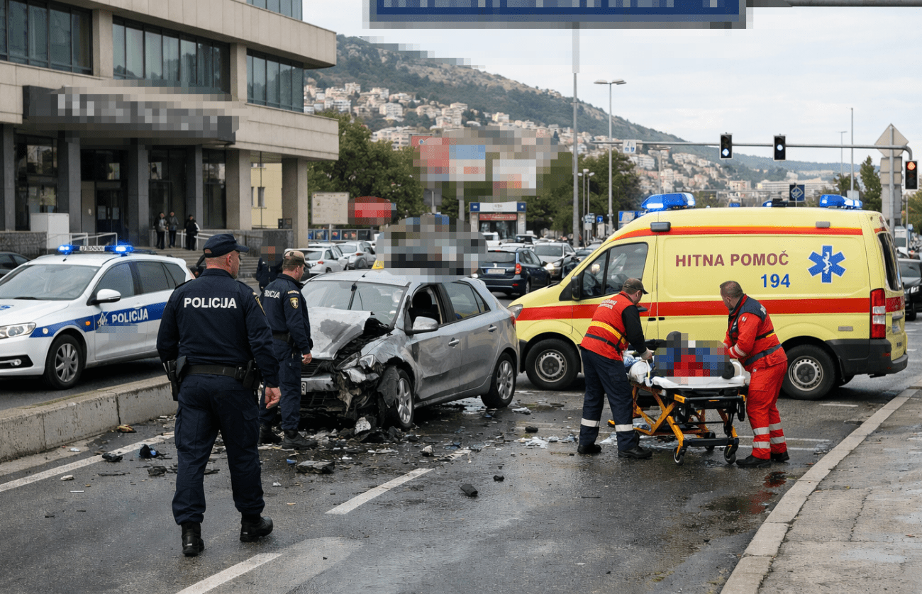 Drama u Splitu: Auto udario pješakinju, odmah je prevezena u bolnicu