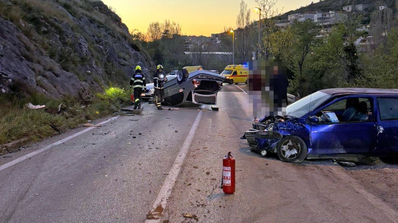 Teška prometna nesreća na istoku Splita. Zatvorena je prometnica, stvaraju se gužve