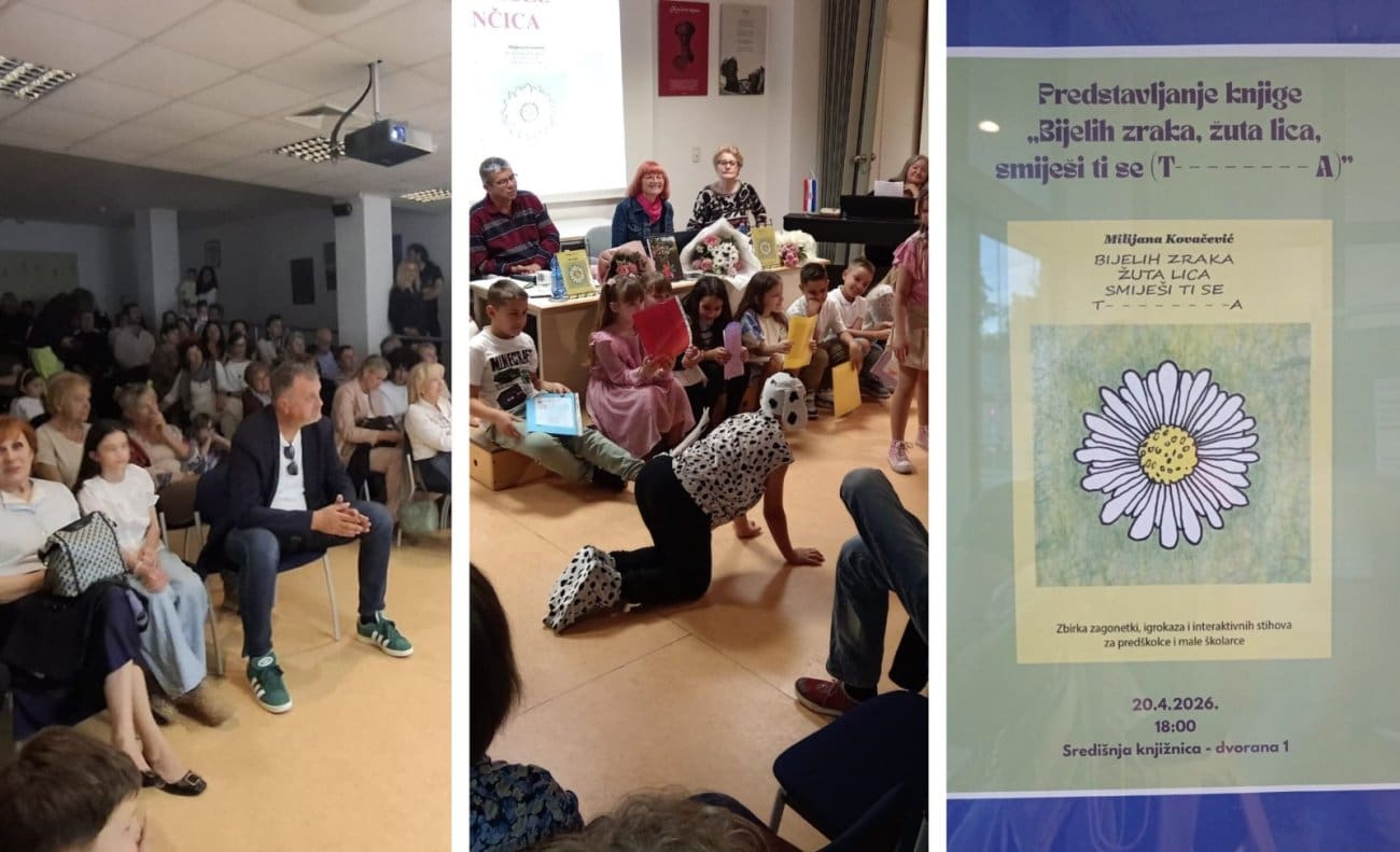 Dogodila se posebna atmosfera u GKMM-u. Milijana Kovačević na promociji zbirke: "Djeca su oživjela moje stihove"