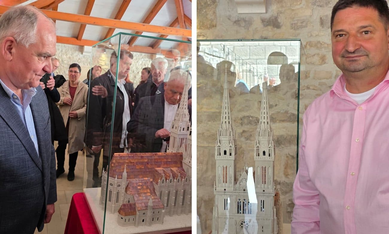 Na Braču predstavljeno remek djelo, minijatura katedrale. Ugrađen i originalni kamen sa Stepinčeva groba