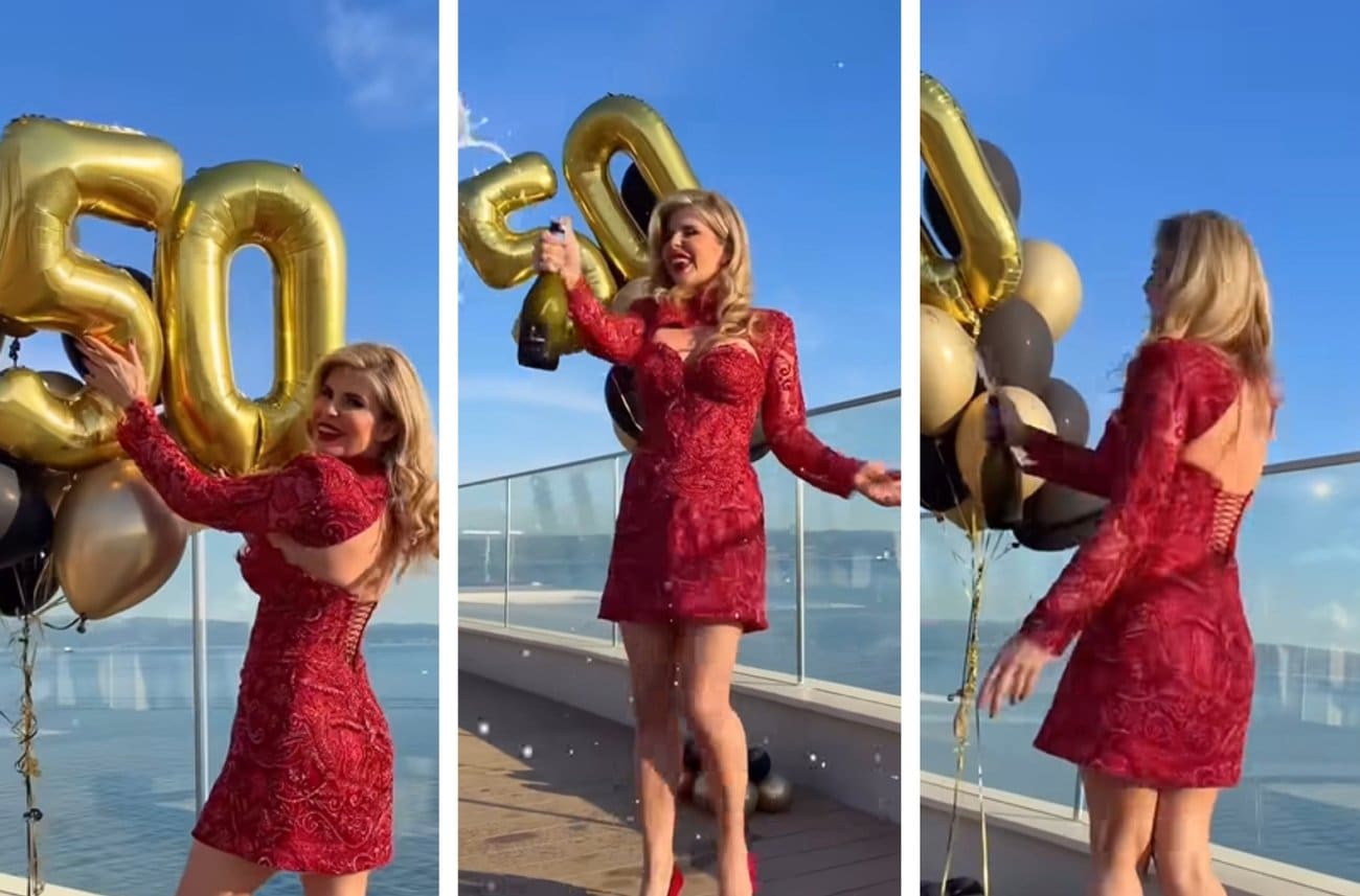 VIDEO "Hvala ti Bože na velikih 50!" Renata Lovrinčević Buljan zapalila društvene mreže u crvenoj mini haljini i pokazala kako se slavi rođendan iznad Splita