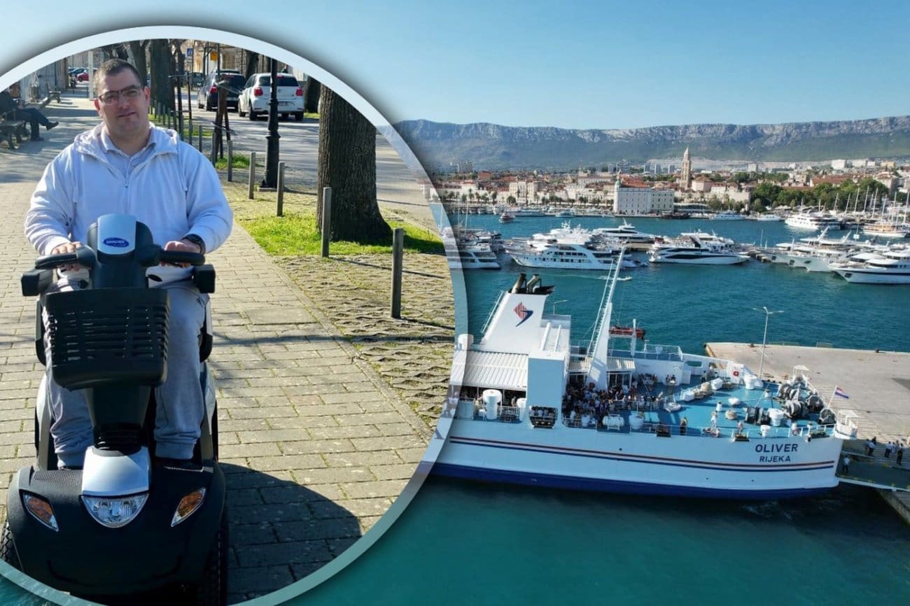 "Možeš zvati i četiri televizije": Teške optužbe invalida s Korčule nakon dolaska u Split – tvrdi da mu je onemogućen pristup taksiju na trajektu