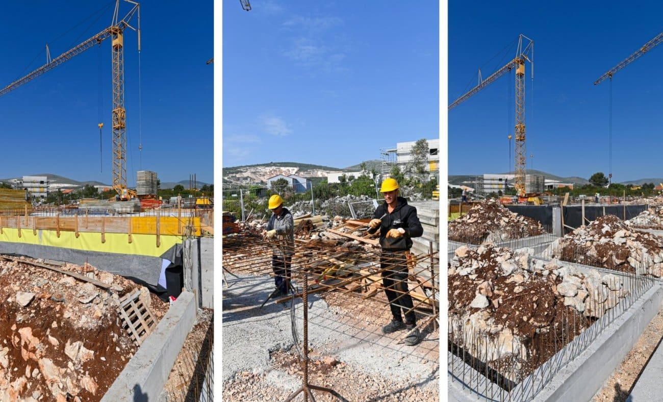Gradonačelnik Trogira objavio prve vizure POS zgrade: "Radovi dobro napreduju, temelji su u poodmakloj fazi"