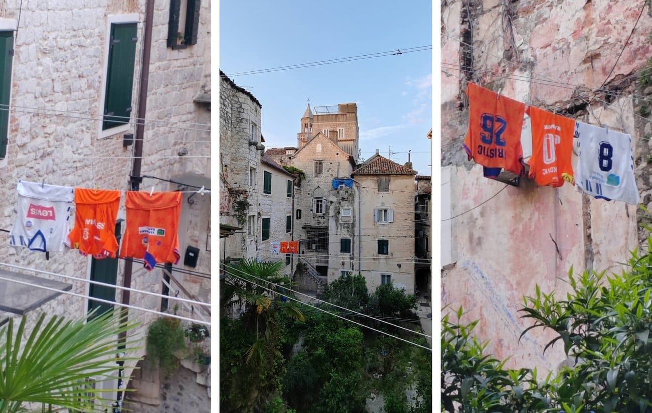 FOTO Zanimljiv prizor u centru Splita: Dres Varteksa na tiramolu u Getu