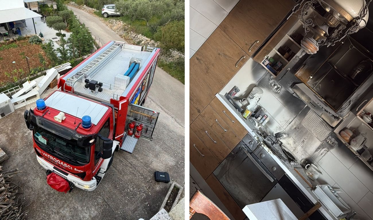 Požar kuće u Slatinama, vatrogasci brzo intervenirali