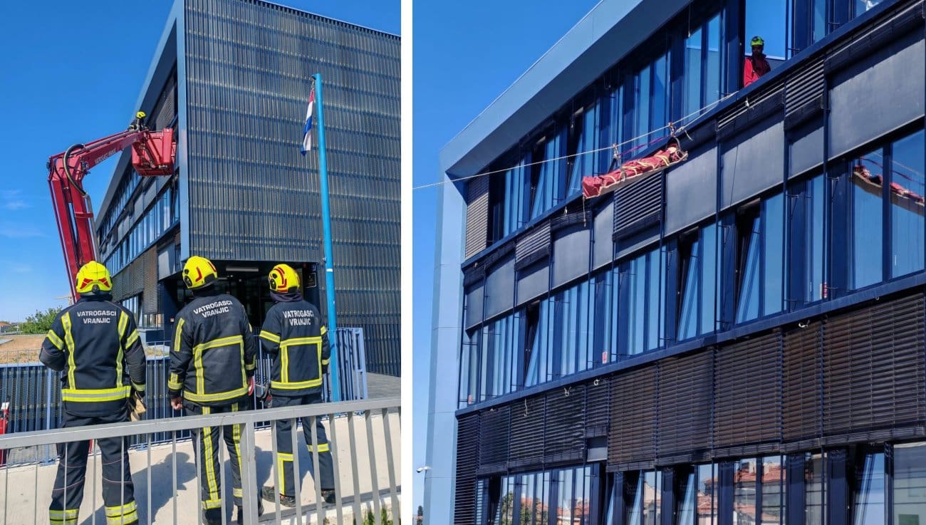 FOTO Pogledajte što vatrogasci rade na školi u Solinu