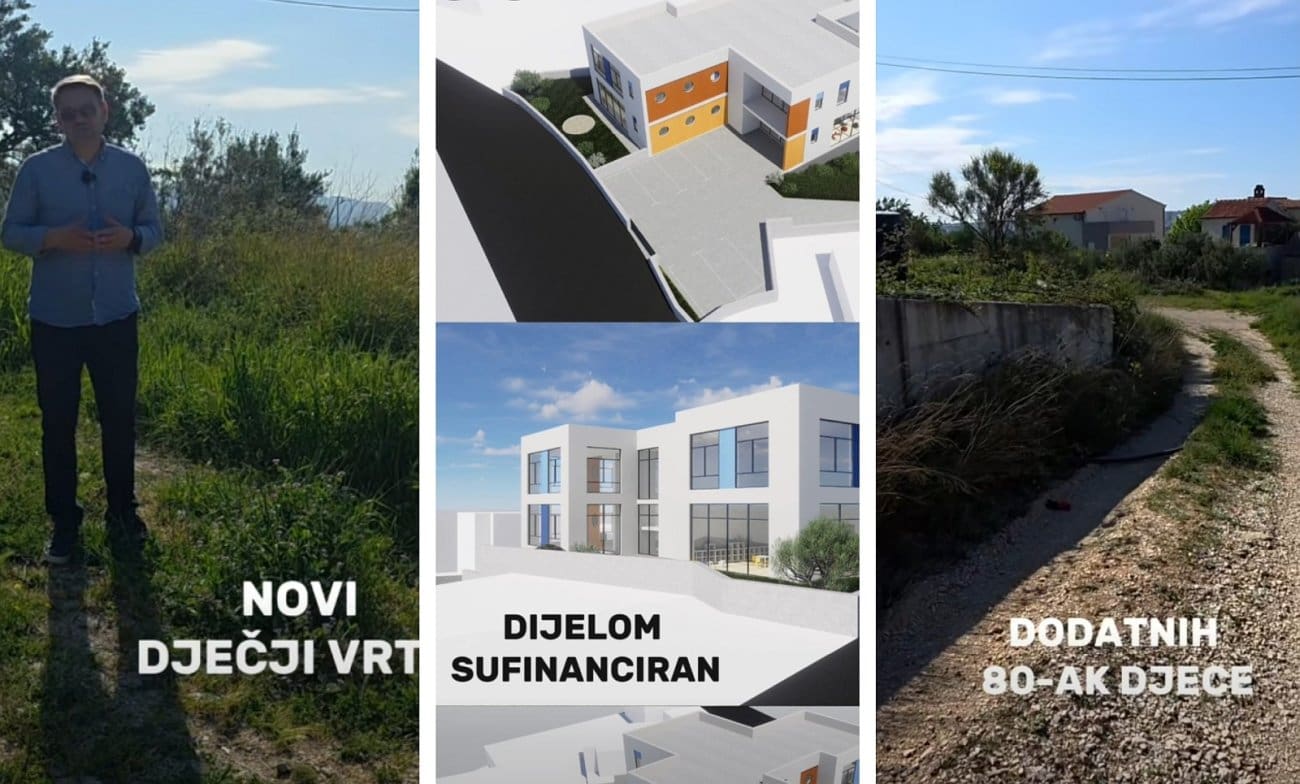 Solin gradi novi vrtić na Bunjama: "Ulaganje u djecu i mlade je prioritet"