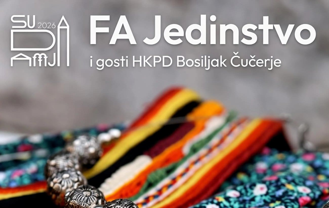 Folklorni spektakl na Prokurativama: Jedinstvo i gosti večeras slave Sudamju