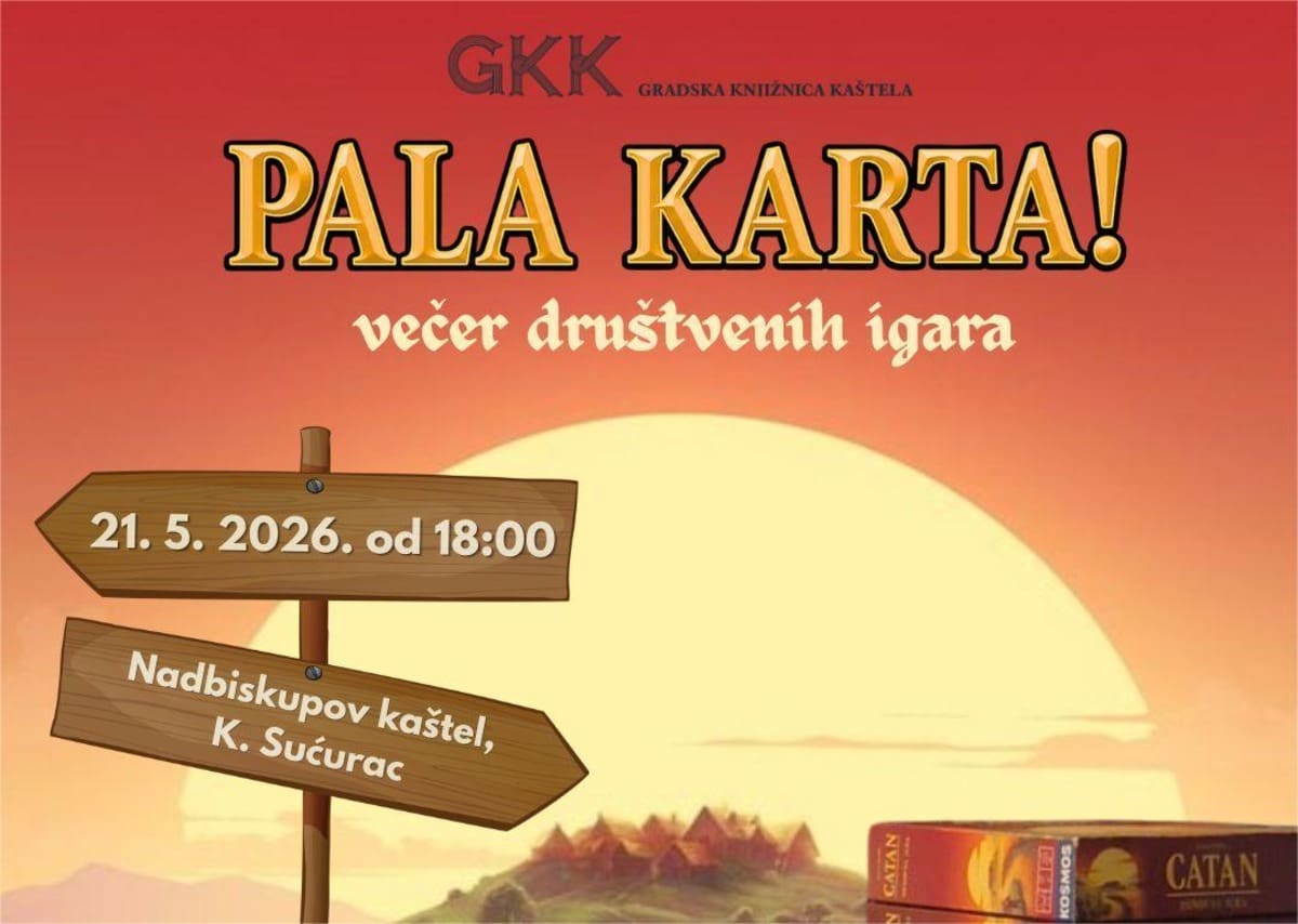 Večer društvenih igara u GKK – prilika za druženje uživo uz igranje modernih i klasičnih igara