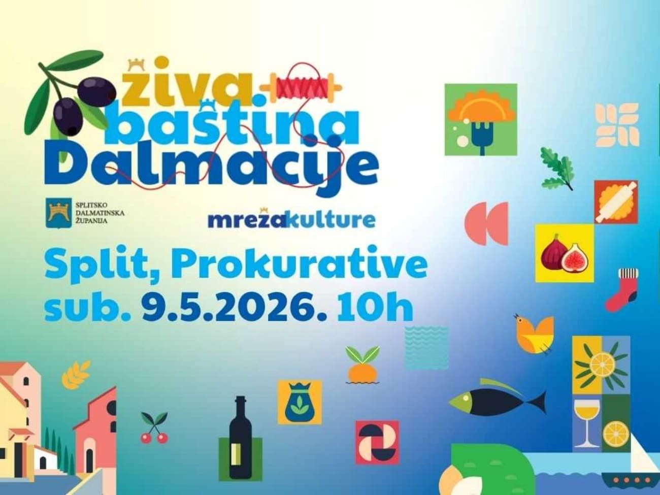 Prokurative u subotu postaju živa radionica Dalmacije: Pletenje krtola, lončarstvo na ručnom kolu i klesanje kamena koji je gradio Dioklecijanovu palaču