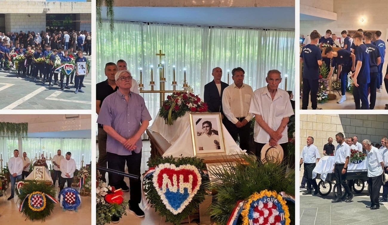 Suze i ponos na posljednjem ispraćaju od legende: Od Bege se oprostile sve generacije Bijelih, evo tko je sve na Lovrincu