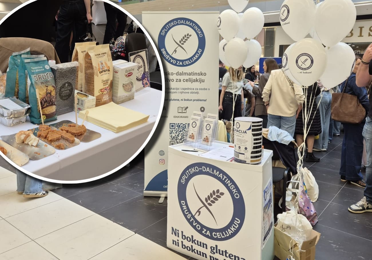 Međunarodni dan celijakije obilježen u Splitu: "Ni bokun glutena - ni bokun problema"