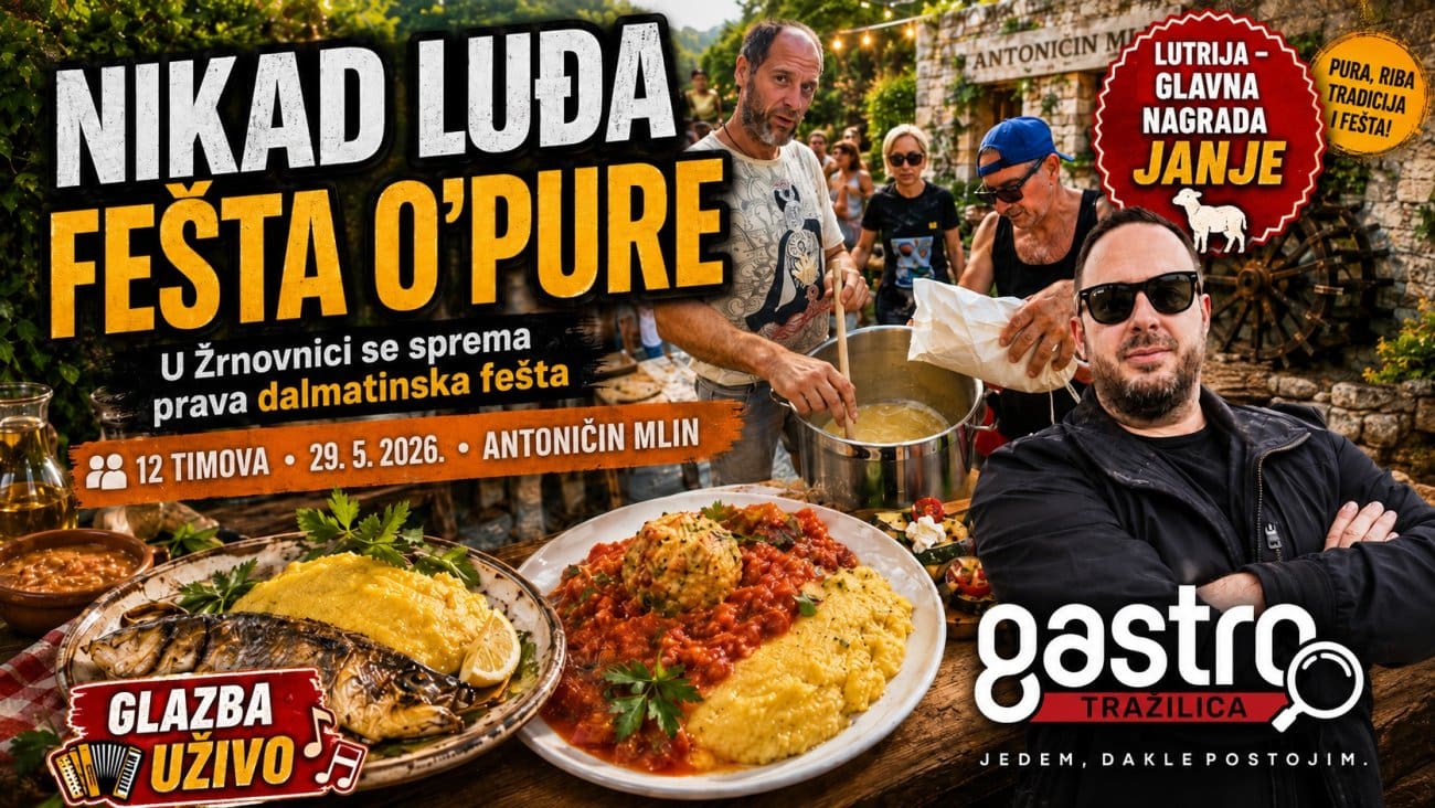 Gastro tražilica, mega popularni youtuber stiže na Feštu o' pure u Žrnovnicu: Dođite sljedeći petak na kulinarski spektakl