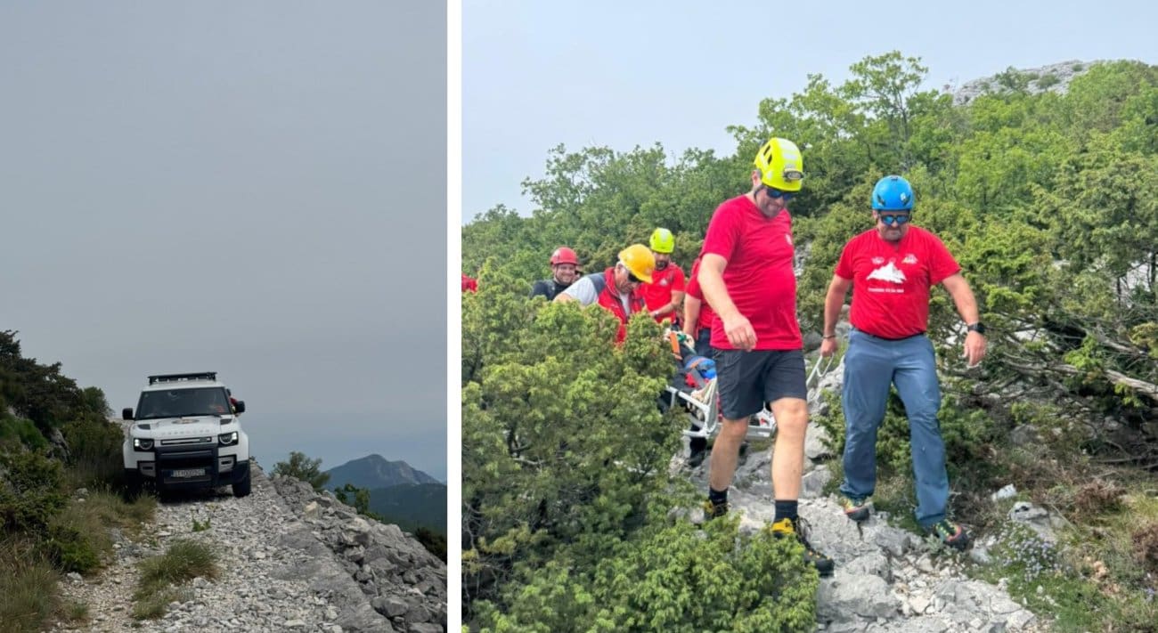 Naporan dan za splitske HGSS-ovce: Stigao je novi poziv upomoć s Brača, ozlijeđena turistkinja