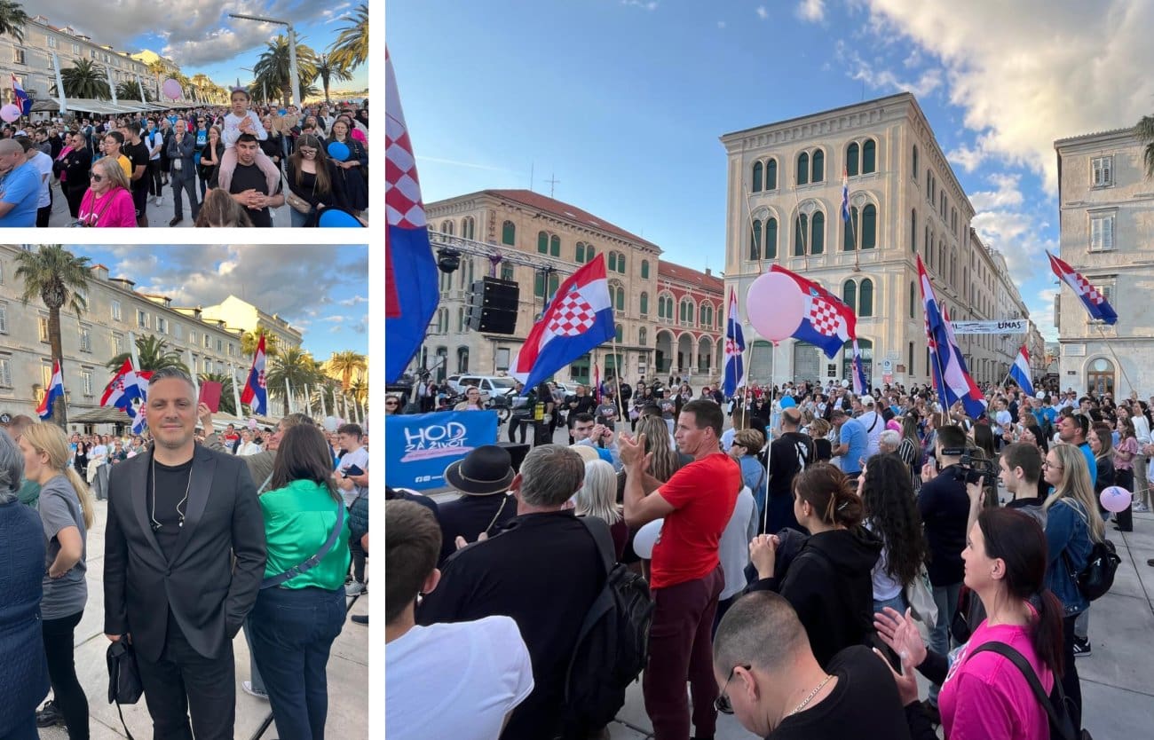 'HOD ZA ŽIVOT' Velika povorka prošla Splitom, među okupljenima i poznata imena