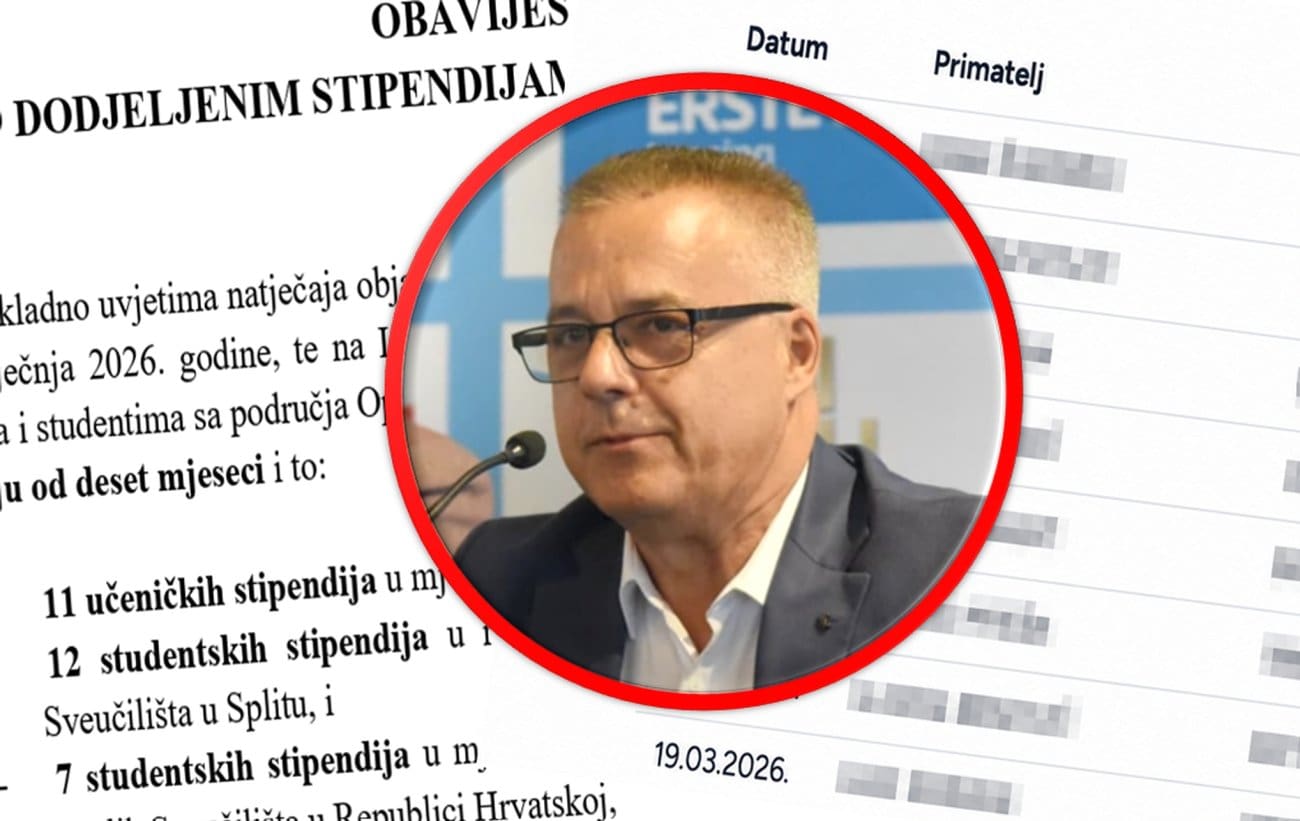 Bizarnost nad bizarnostima u općini Ive Sorića (HDZ): Stipendistima isplatili novac, pa im javno objavili OIB-e i IBAN-e, među njima i maloljetnici...