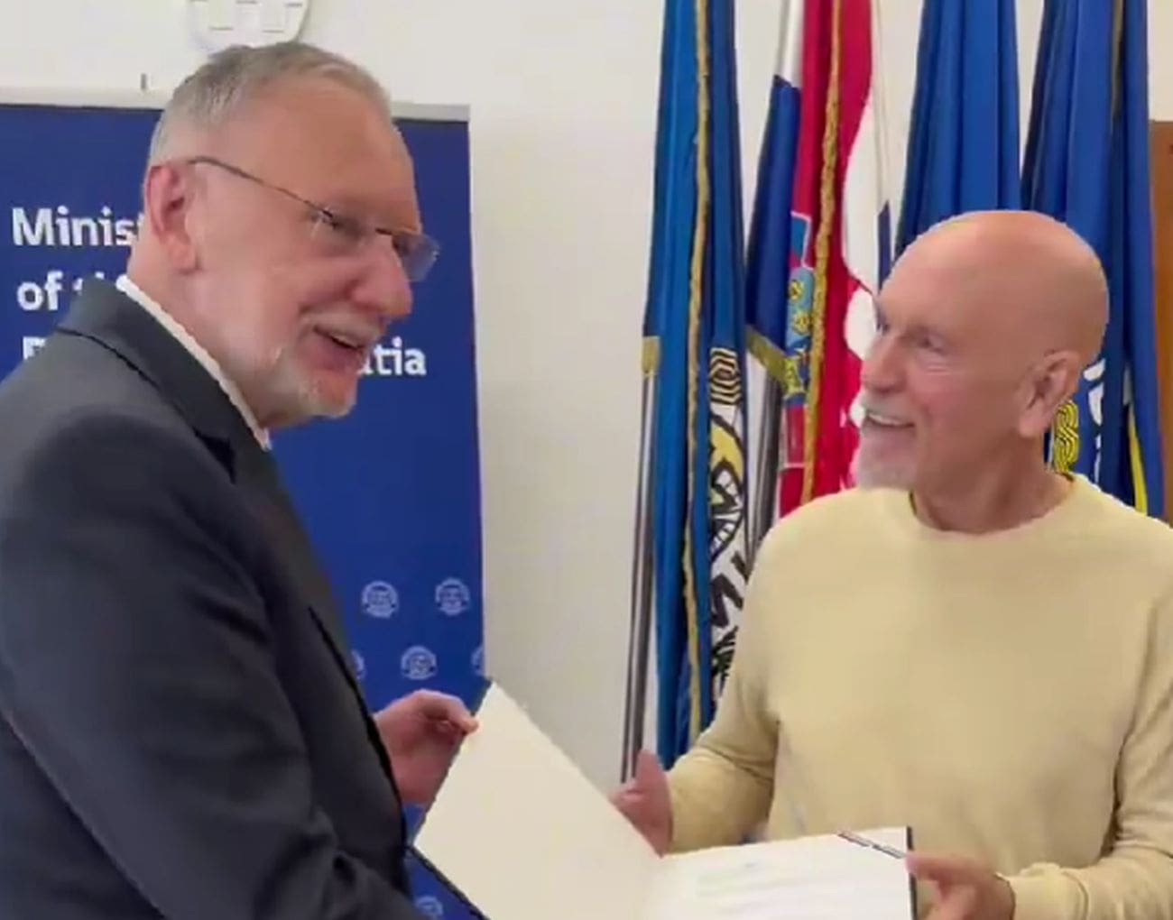 John Malkovich postao hrvatski državljanin
