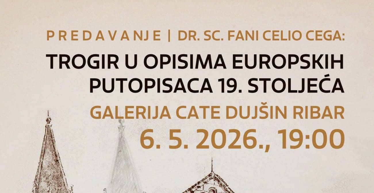 Kako su europski putnici vidjeli Trogir? Zanimljivo predavanje otkriva detalje iz 19. stoljeća