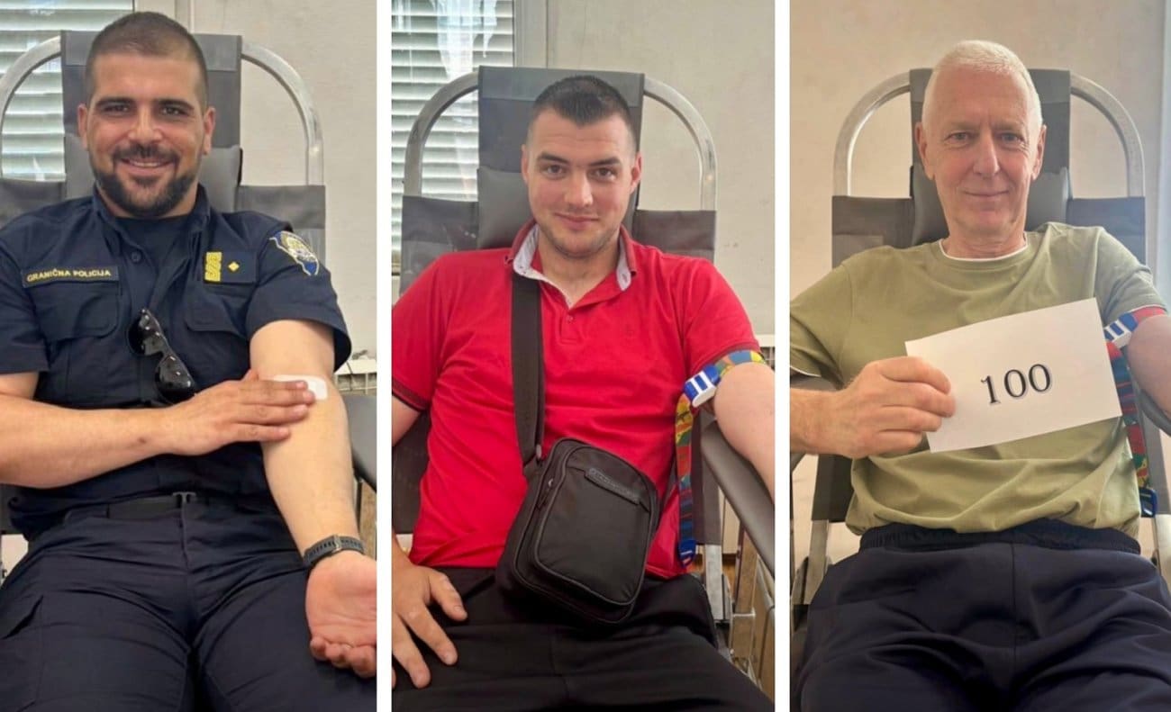Veliko srce splitskih policajaca: Prikupljeno čak 190 doza krvi
