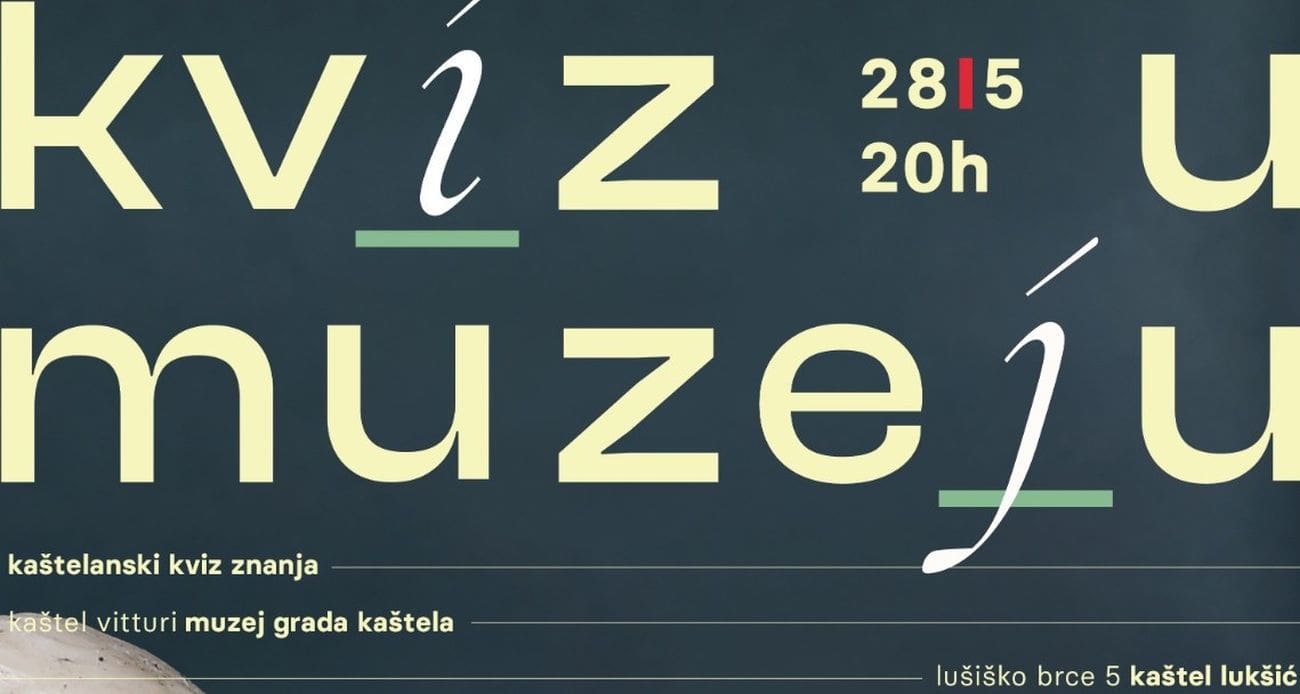 Kviz u muzeju ponovno u Kaštelima: Nova pitanja i večer zabave u dvorcu Vitturi