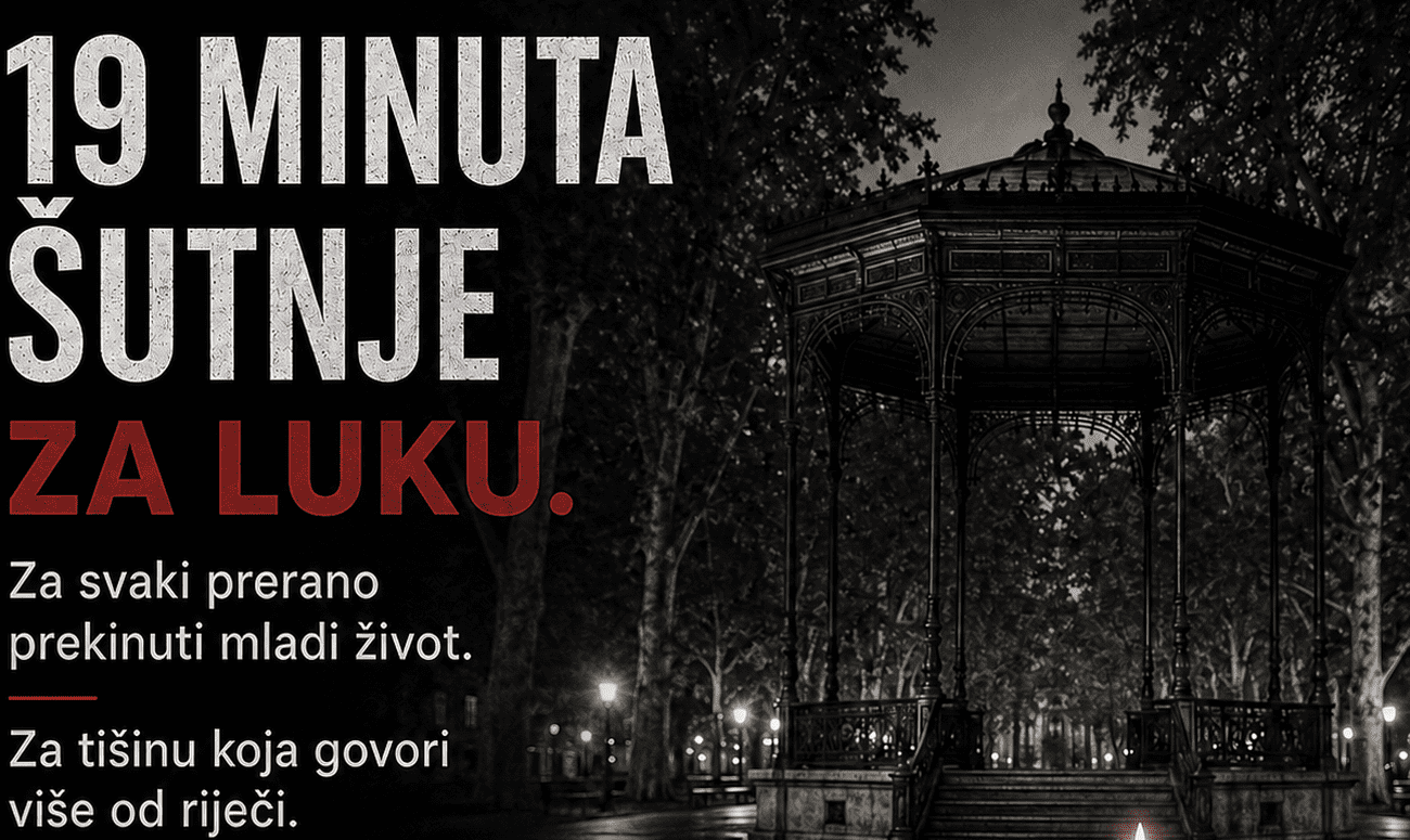 U Zagrebu mirno okupljanje u čast Luke Milovca: 19 minuta šutnje za prerano ugašeni život