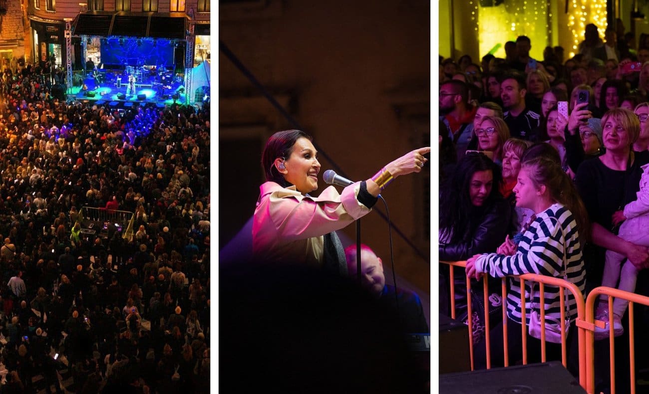 SPLIT U ZNAKU SUDAMJE: “Nima grada bez judi” – Nina Badrić otvorila koncertni program na prepunoj Pjaci