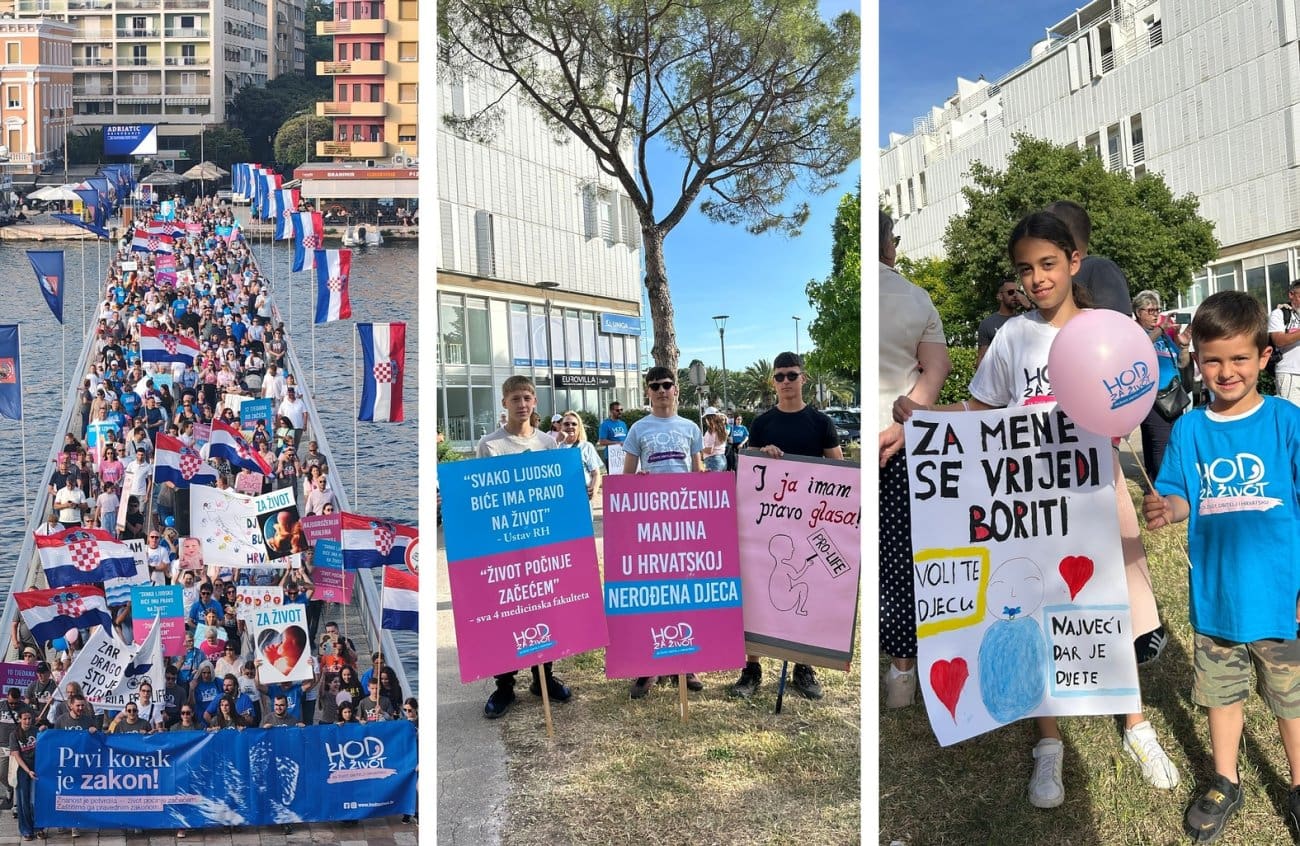 Poslane brojne poruke na Hodu za život u Zadru: "Nismo popustili pritiscima da usmrtimo naše dijete"