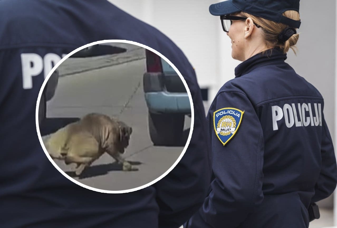 Policija reagirala na dojave: Uhićen monstrum koji je autom vukao psa po cesti