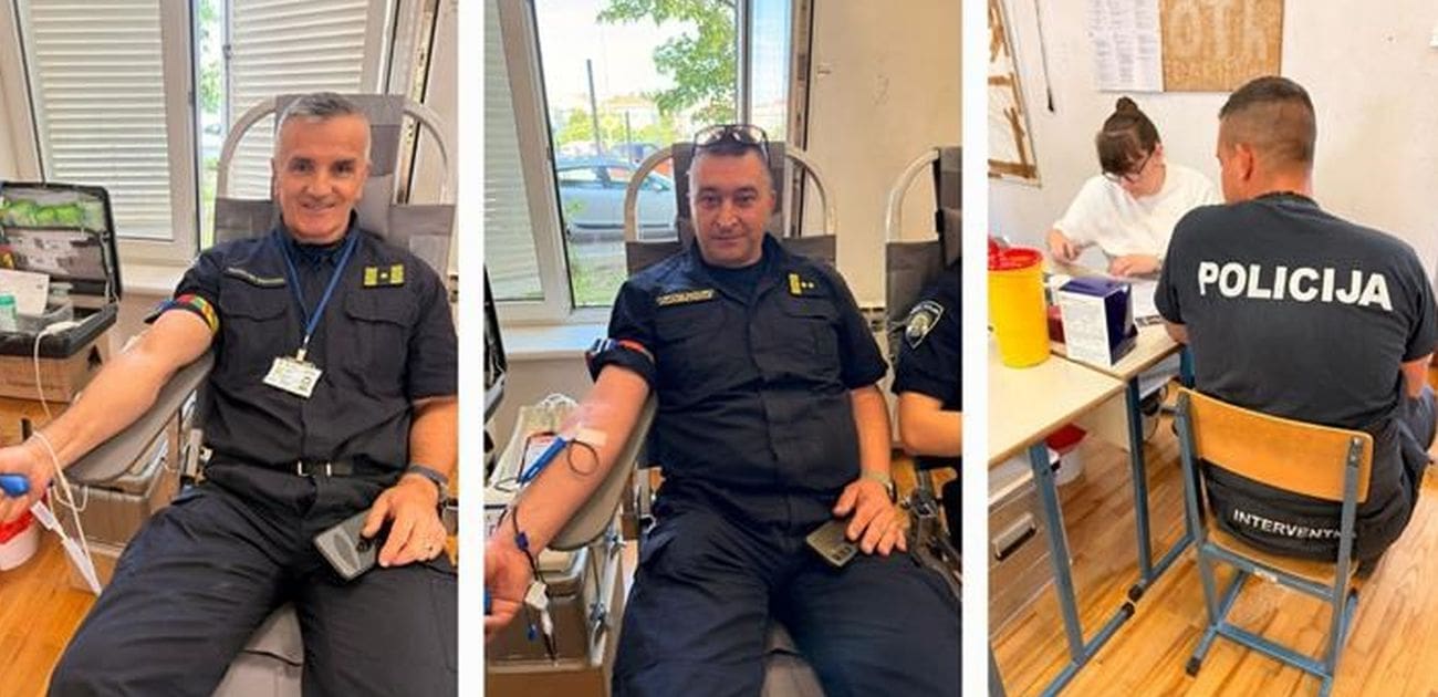 U dva dana policajci darovali i prikupili 190 doza krvi