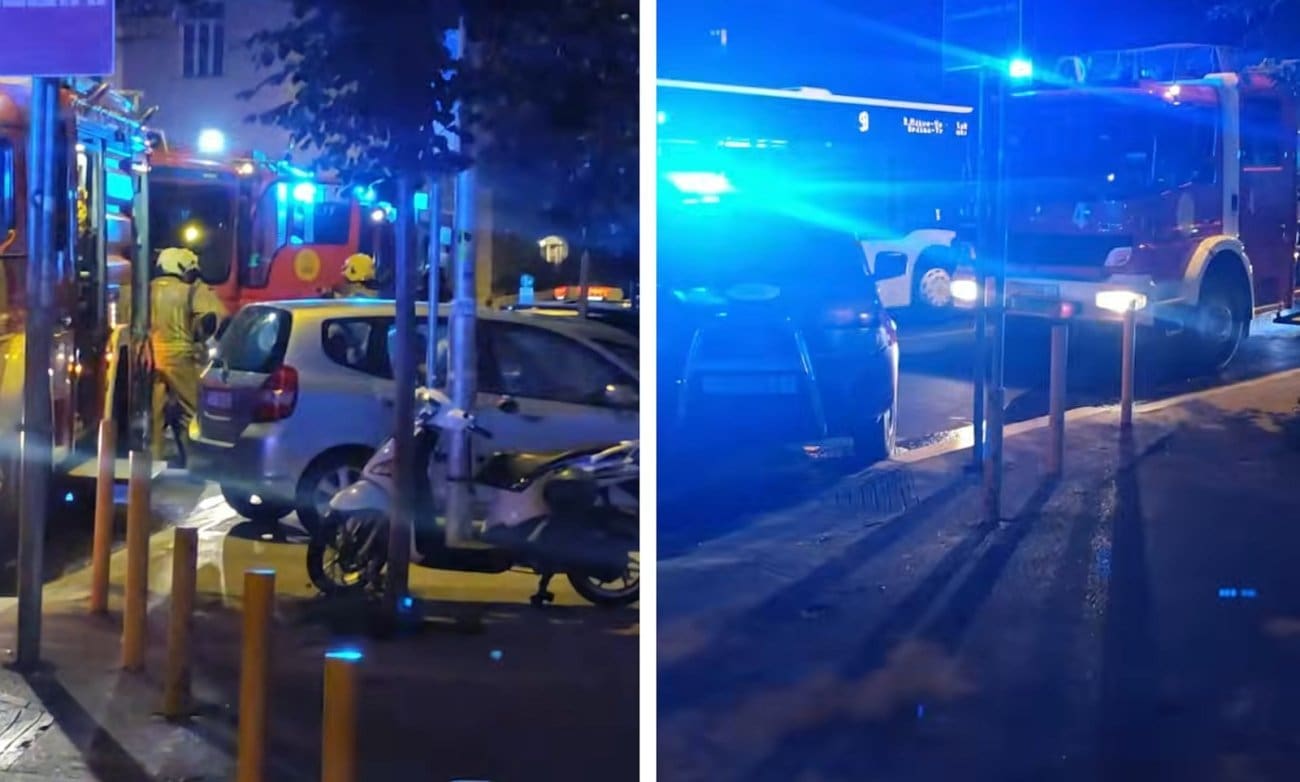 Deset vatrogasaca gasilo požar u Radunici, gorjele drvene grede i krov