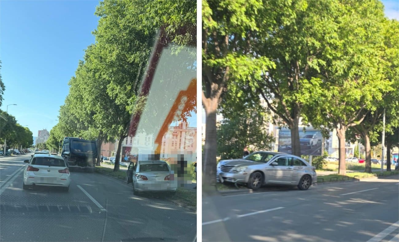 Prometna nesreća na frekventnoj lokaciji u Splitu: Automobil završio u stablu