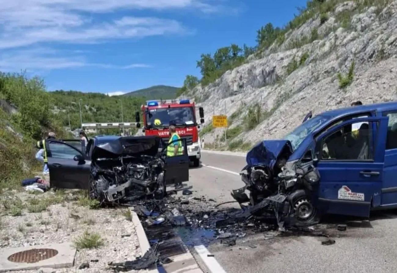 Ovo je mjesto nesreće kod tunela sv. Ilija, prizori su strašni