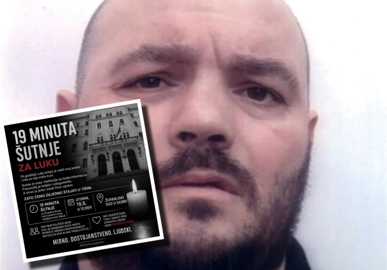 Organizira se tihi prosvjed zbog ubojstva 19-godišnjeg Luke: “Sustav je znao i šutio”