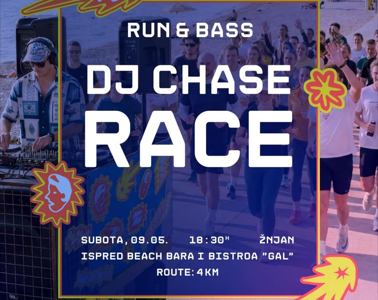 DJ Chase Race: Žnjan, 9. svibnja - trčiš za DJ-em ili ostaješ kod kuće