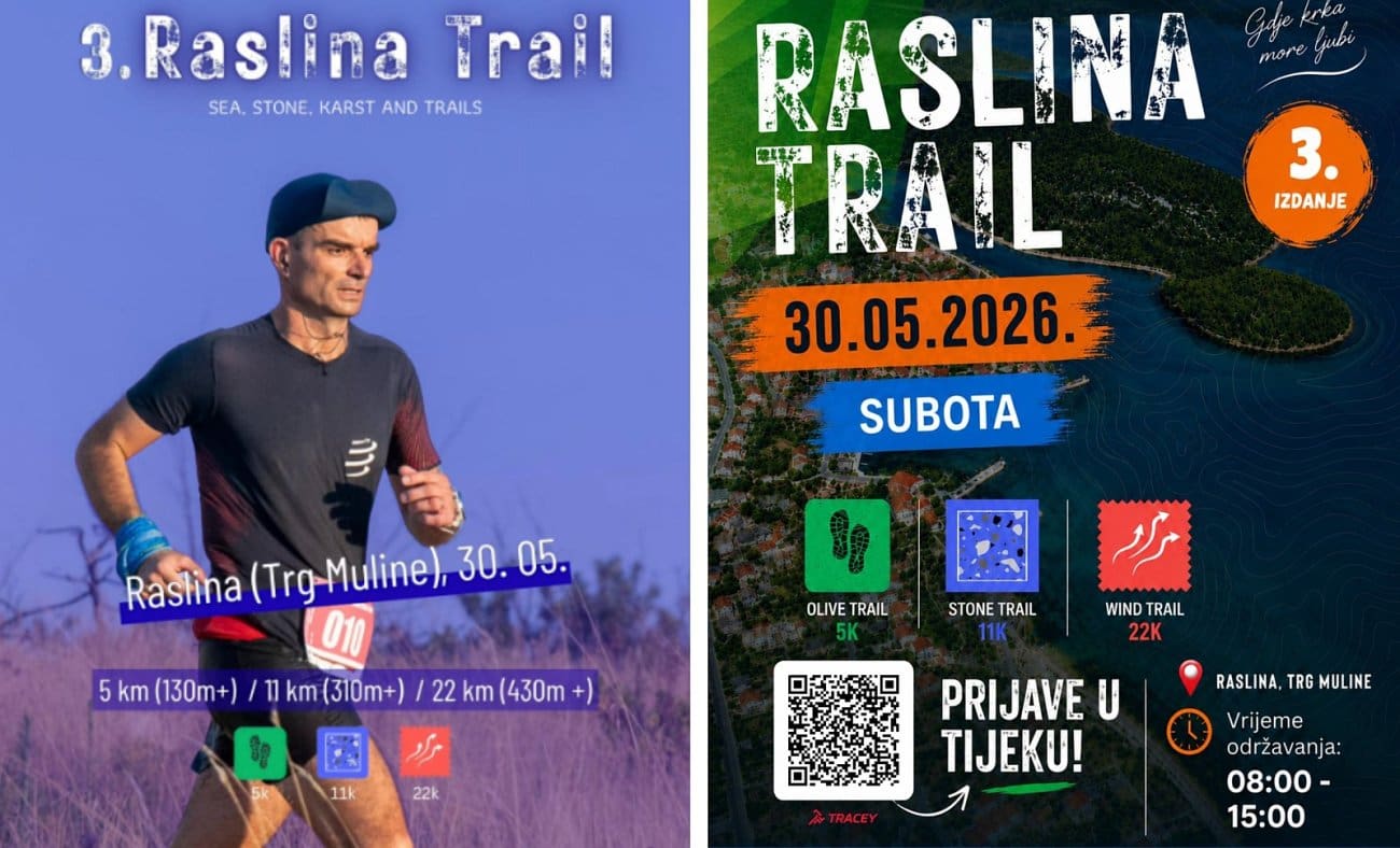 Raslina ponovno postaje središte trail trčanja: Krajem svibnja održava se 3. Raslina Trail