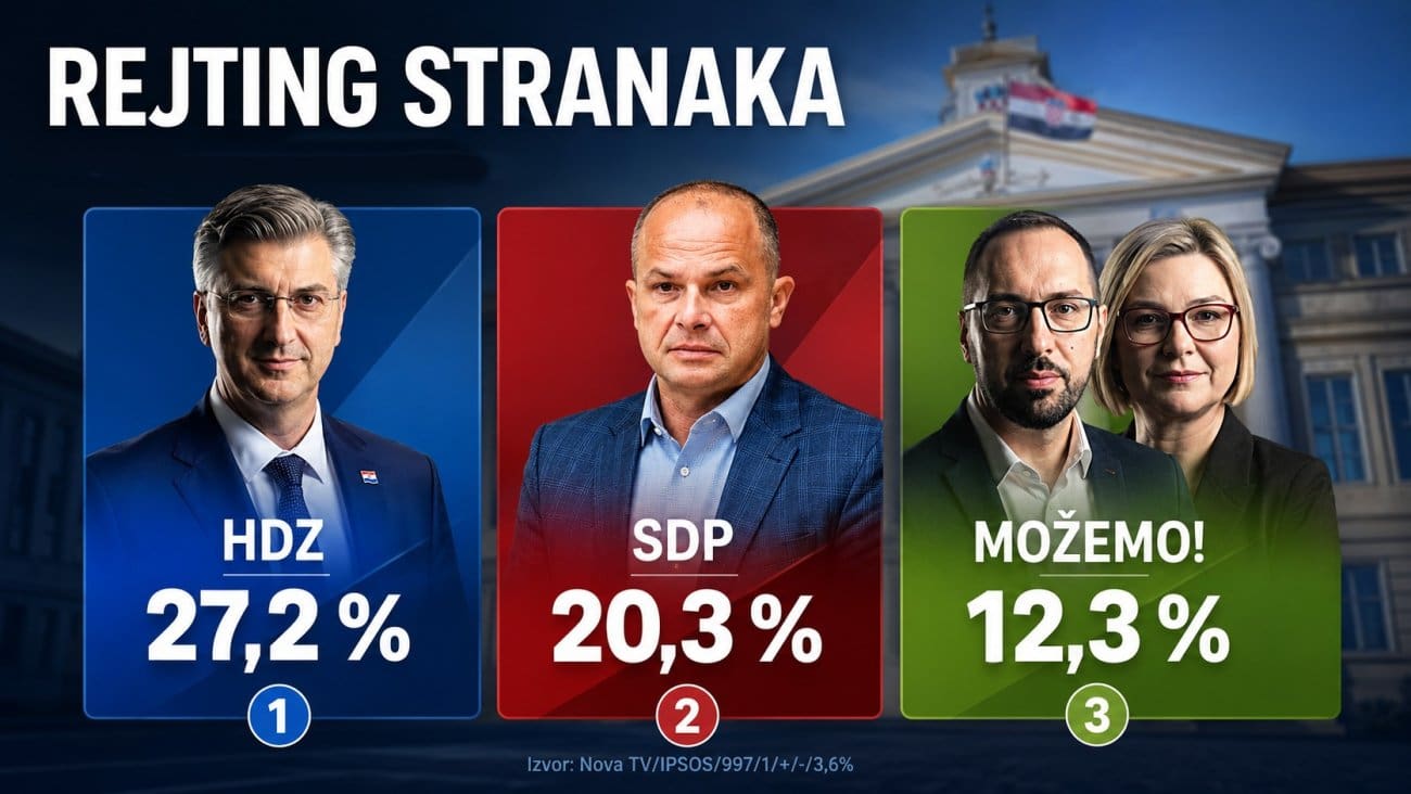 HDZ vodi, SDP raste. Sprema se velika koalicija, treba li Plenković biti zabrinut?