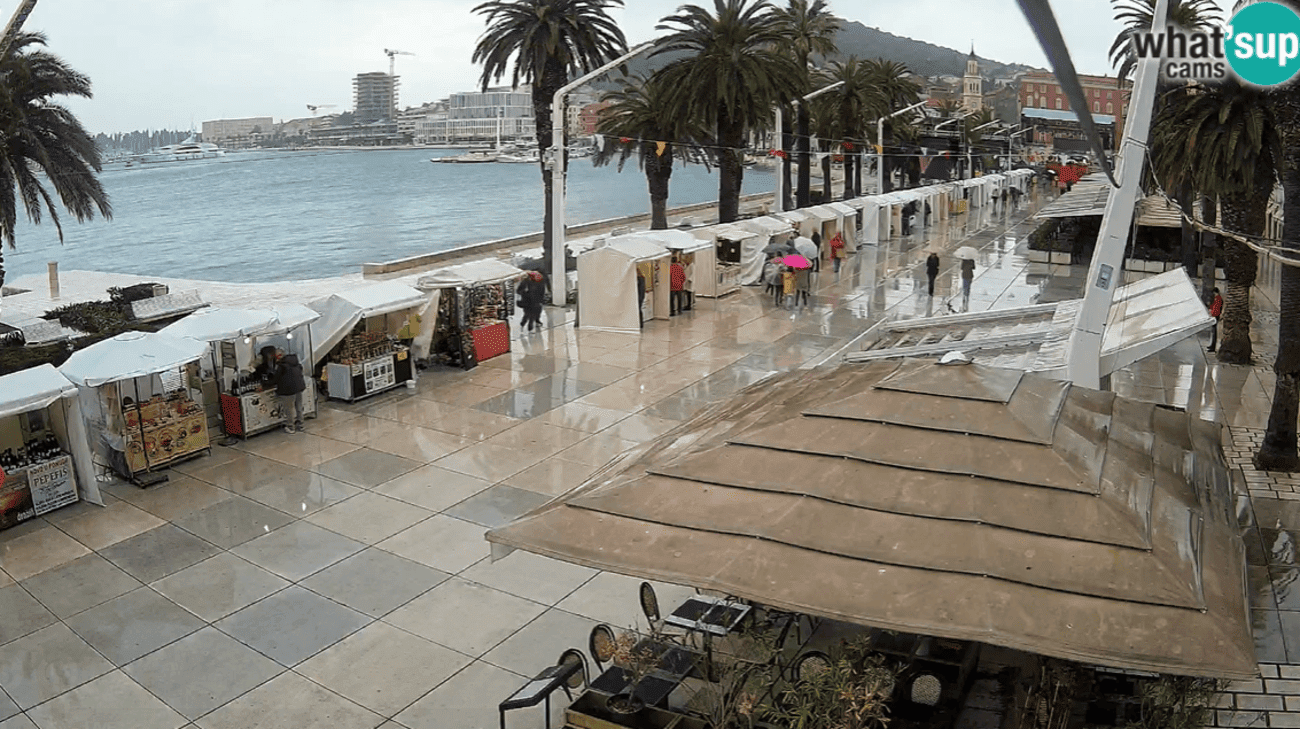 Ovako jutros izgleda Riva: Rijetko viđen prizor pred najveći splitski blagdan