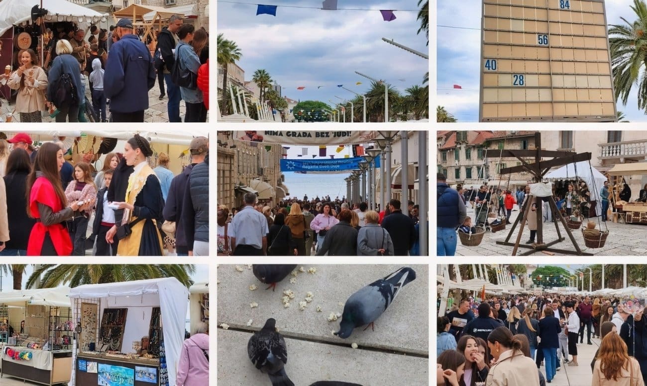 Split se "probudio" za veliko finale Sudamje: Riva, Pjaca i Voćni trg puni su šušura, večer donosi glazbu, tombolu i Doris Dragović