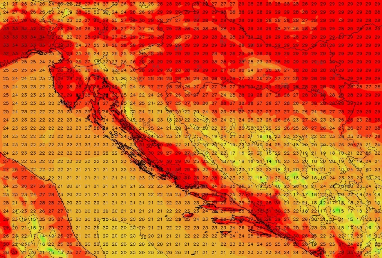 Istina je, prvi toplinski val već ovog vikenda. Temperature će u Dalmaciji rasti do čak 32!