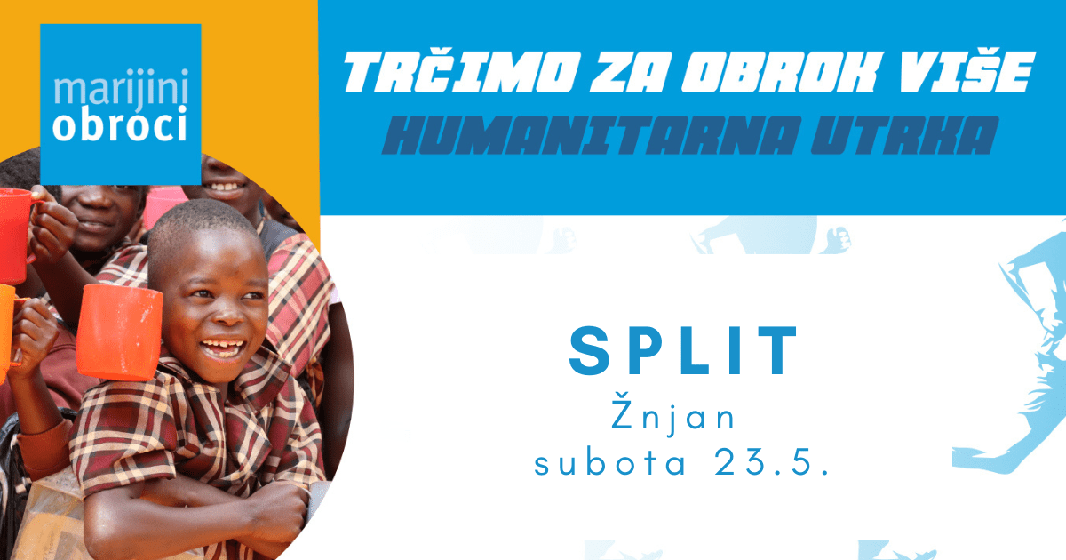 Na Žnjanu se održava jubilarna humanitarna utrka „Trčimo za obrok više“