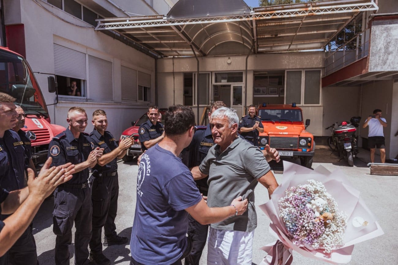 Nakon 40 godina predanog rada u JVP-u Split Duško Perišić Švabica odlazi u zasluženu mirovinu