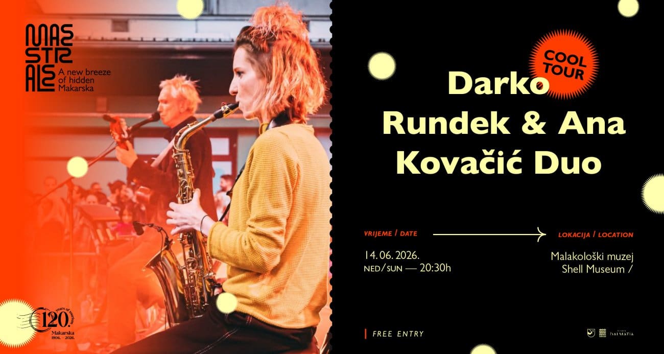 Maestrale 2026: Darko Rundek i Ana Kovačić u intimnom koncertu u klaustoru Franjevačkog samostana