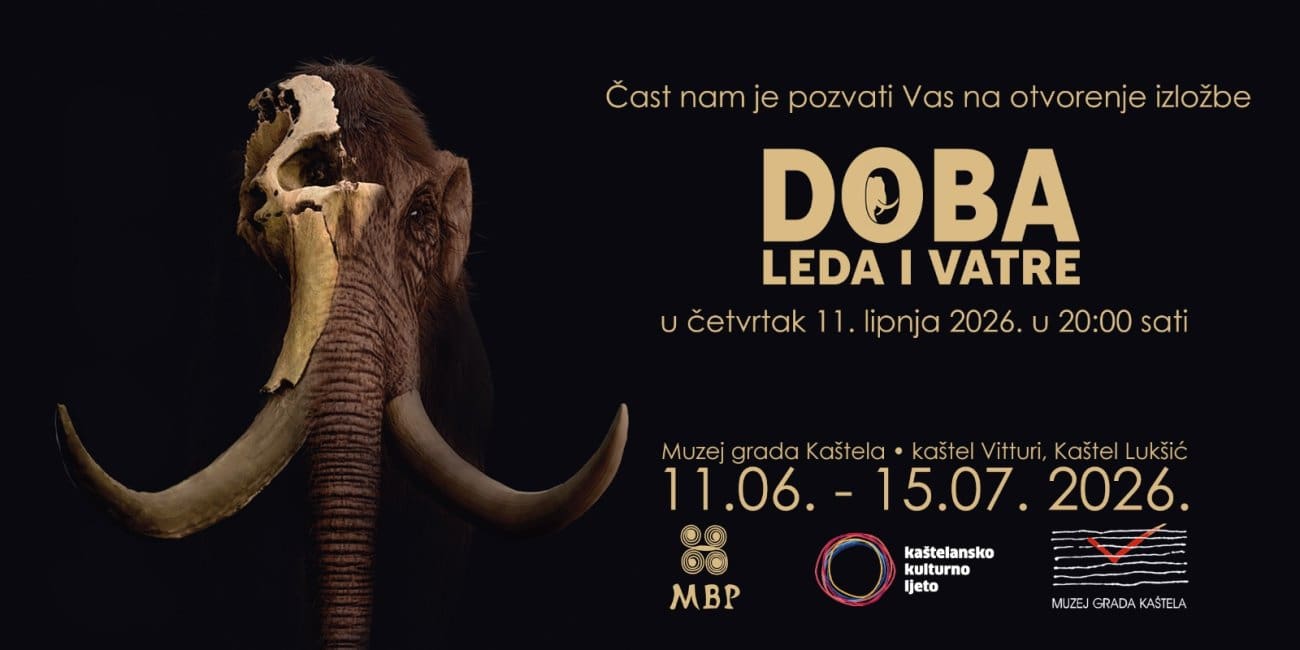 U Kaštela stiže fascinantna izložba o mamutima, ledenom dobu i prvim ljudima ovih prostora