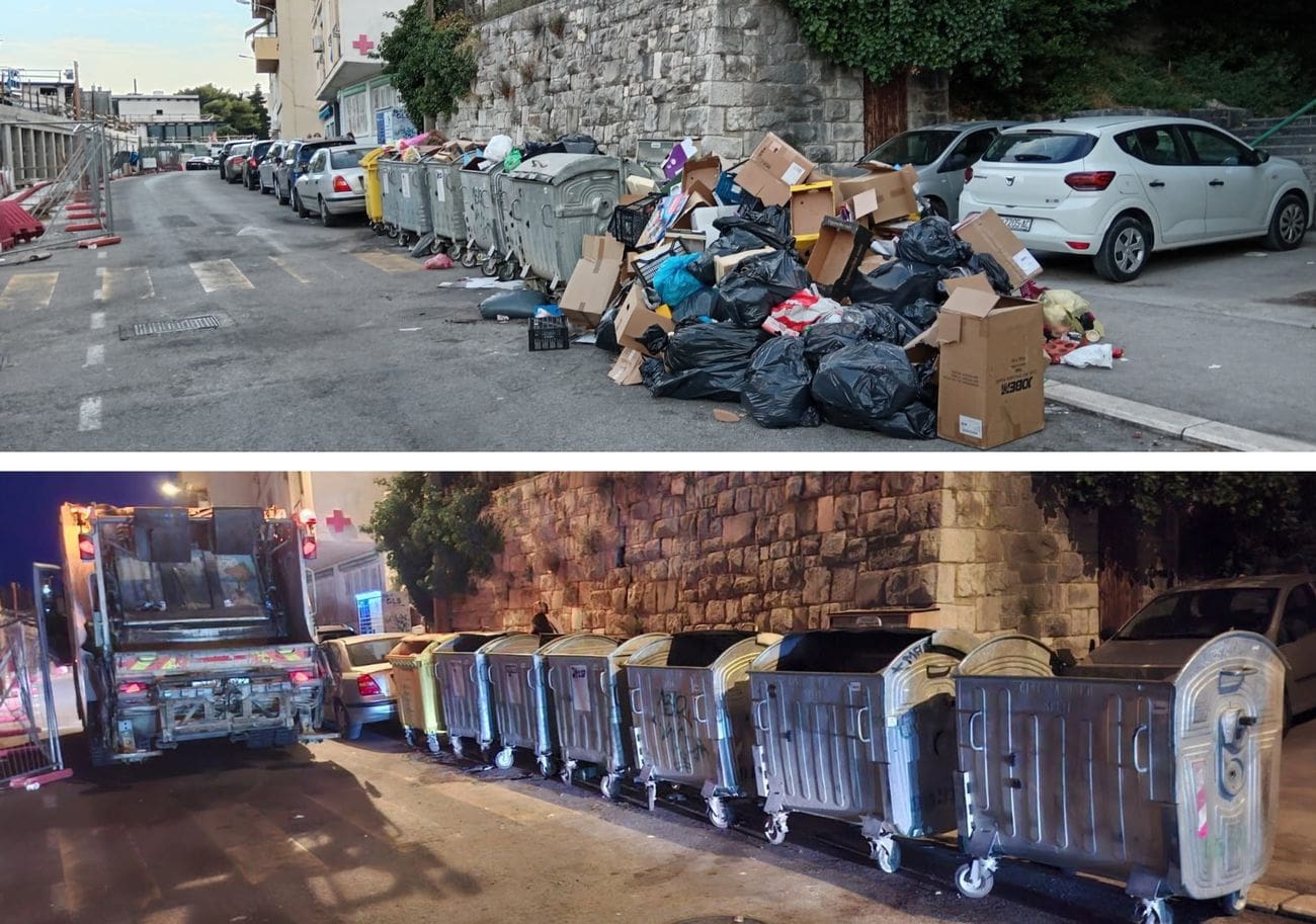 Čistoća Split brzo reagirala i uklonila otpad s Dražanca